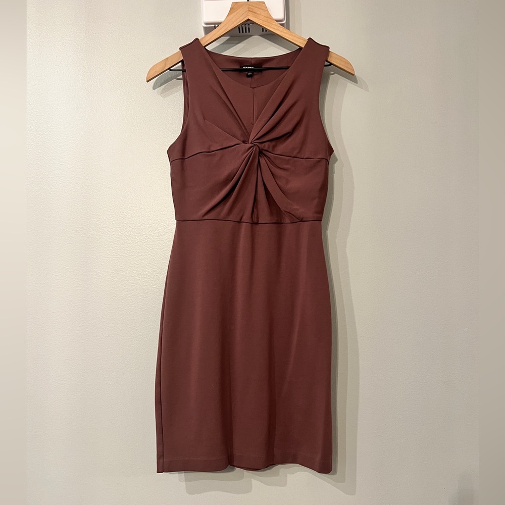 Mulberry twist-front dress